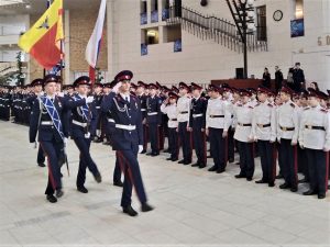 Представители военного учебного центра поздравили казачий кадетский корпус с юбилеем