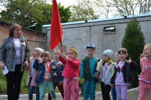 Студенты военного учебного центра провели для дошколят «Зарницу»