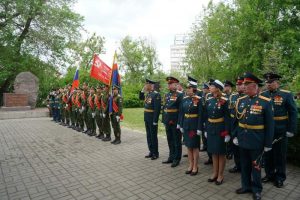 Сотрудники ВУЦ приняли участие в торжествах, посвященных Дню Победы
