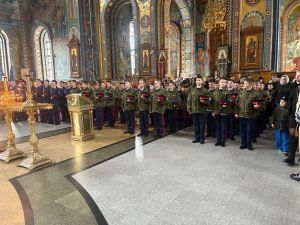 Представители ВУЦ поздравили кадетов с принятием присяги
